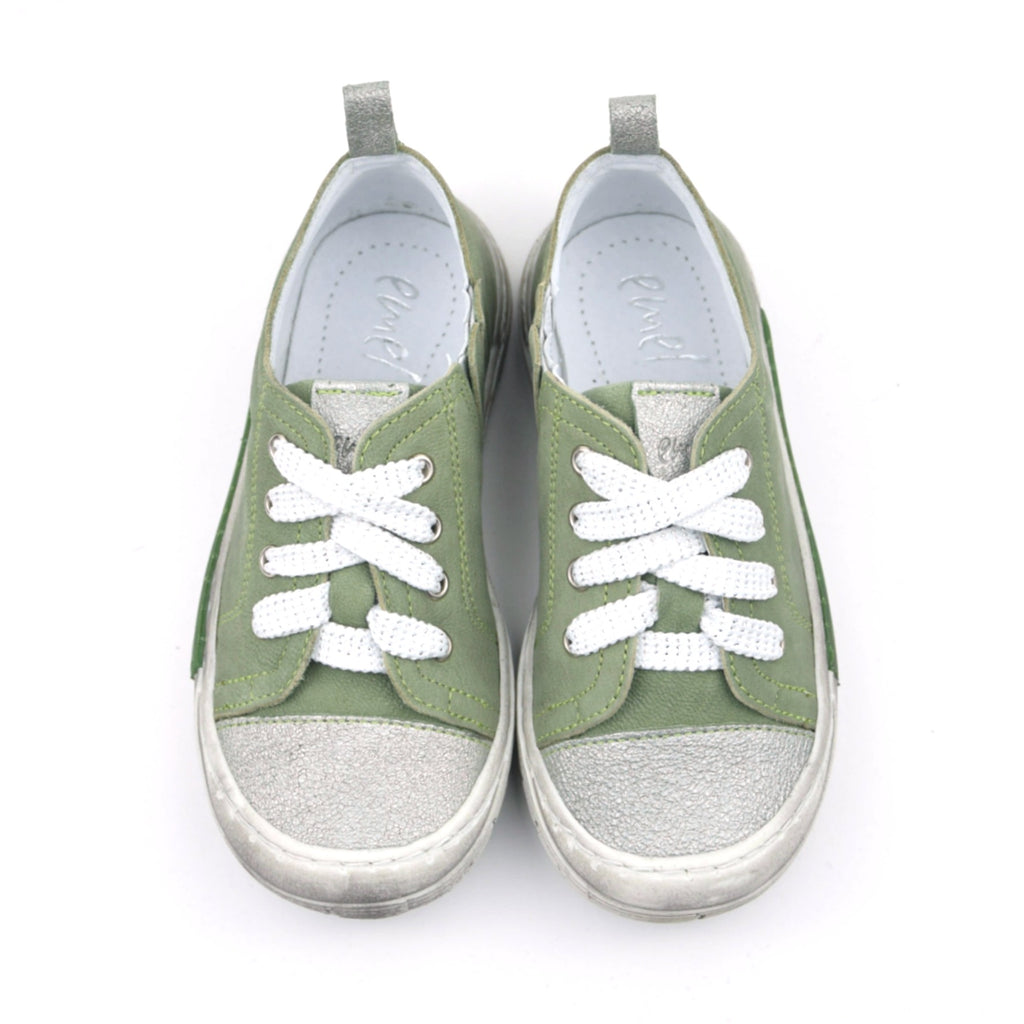 Emel Low Lace Up Trainers - Green (2592-12) - MintMouse (Unicorner Concept Store)
