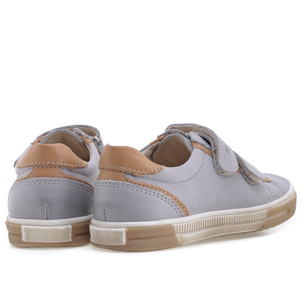 (2066B-2) Low Velcro Trainers Grey - MintMouse (Unicorner Concept Store)