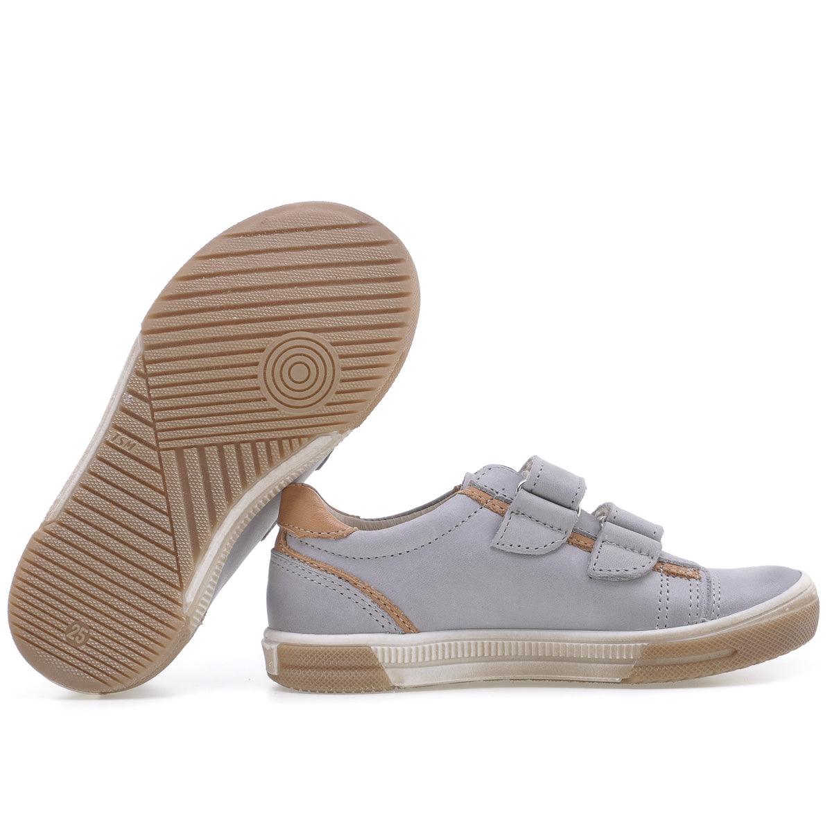 (2066B-2) Low Velcro Trainers Grey - MintMouse (Unicorner Concept Store)