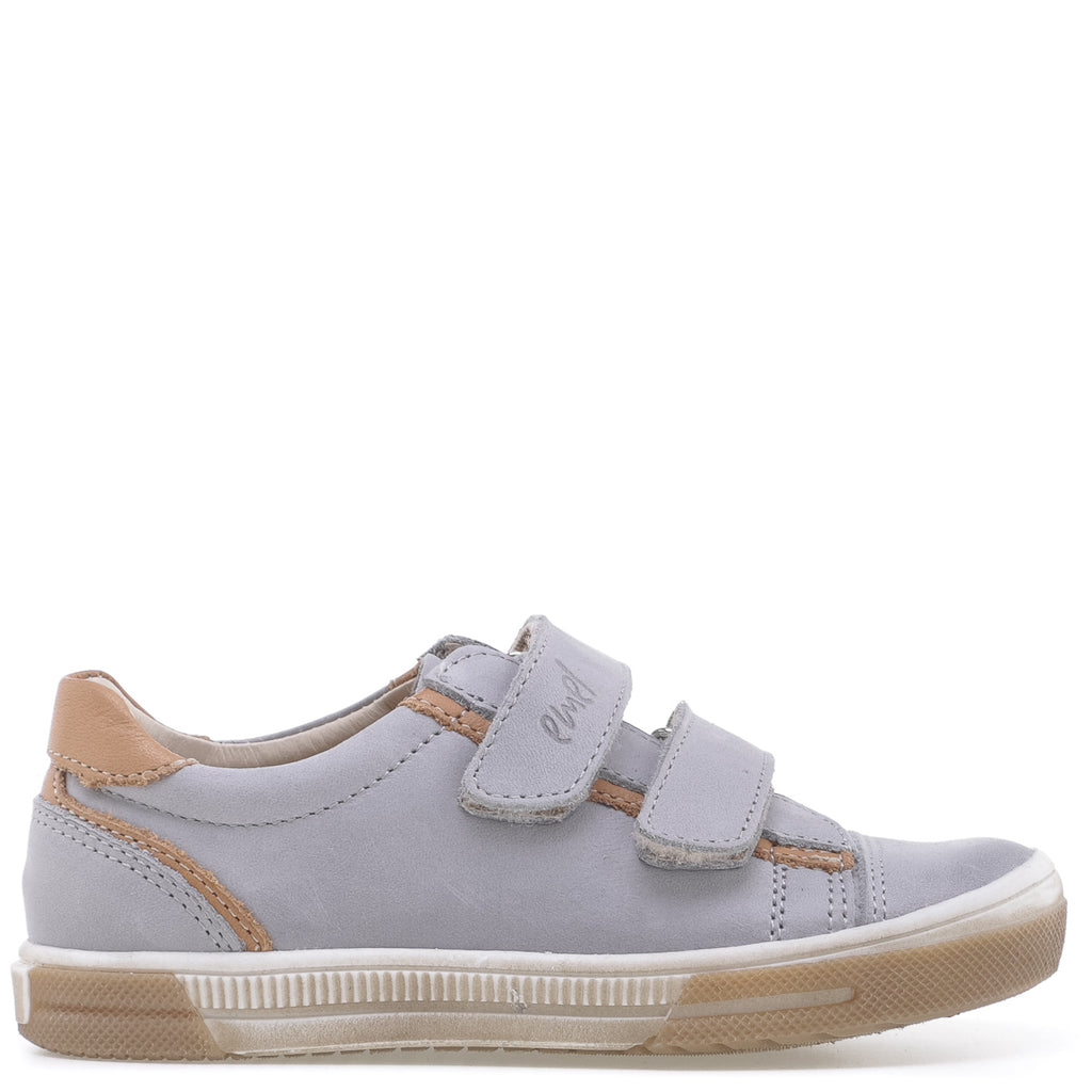 (2066B-2) Low Velcro Trainers Grey - MintMouse (Unicorner Concept Store)