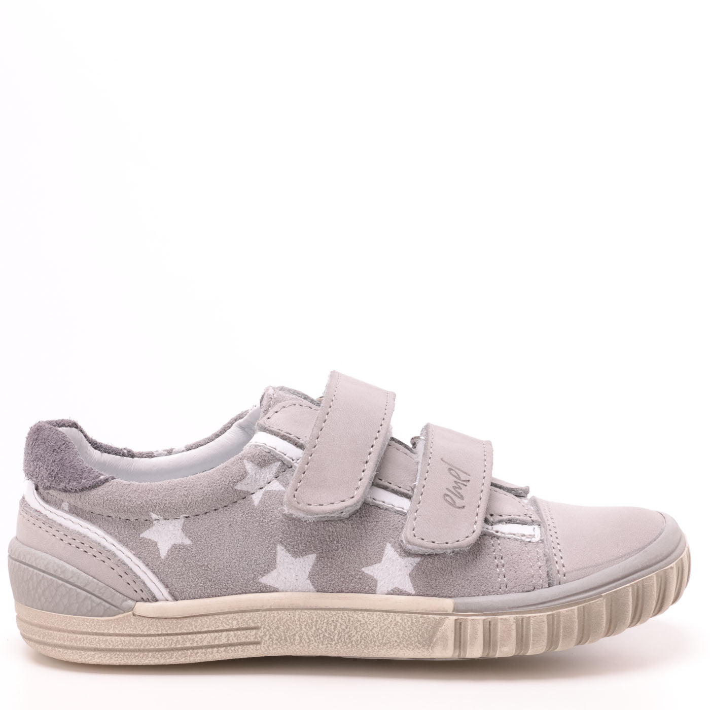 (2486-3) Emel grey Stars low Velcro Trainers - MintMouse (Unicorner Concept Store)