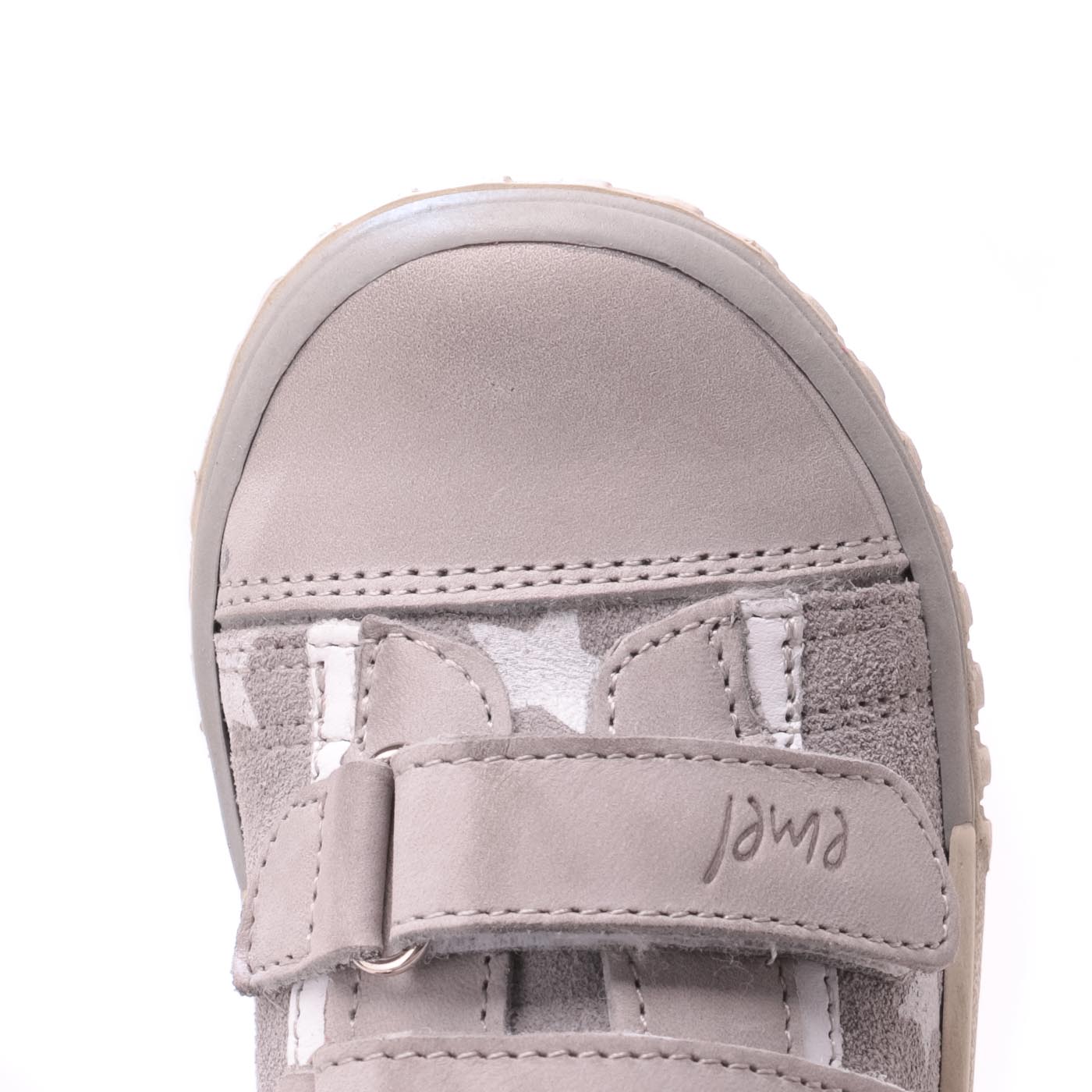 (2486-3) Emel grey Stars low Velcro Trainers - MintMouse (Unicorner Concept Store)