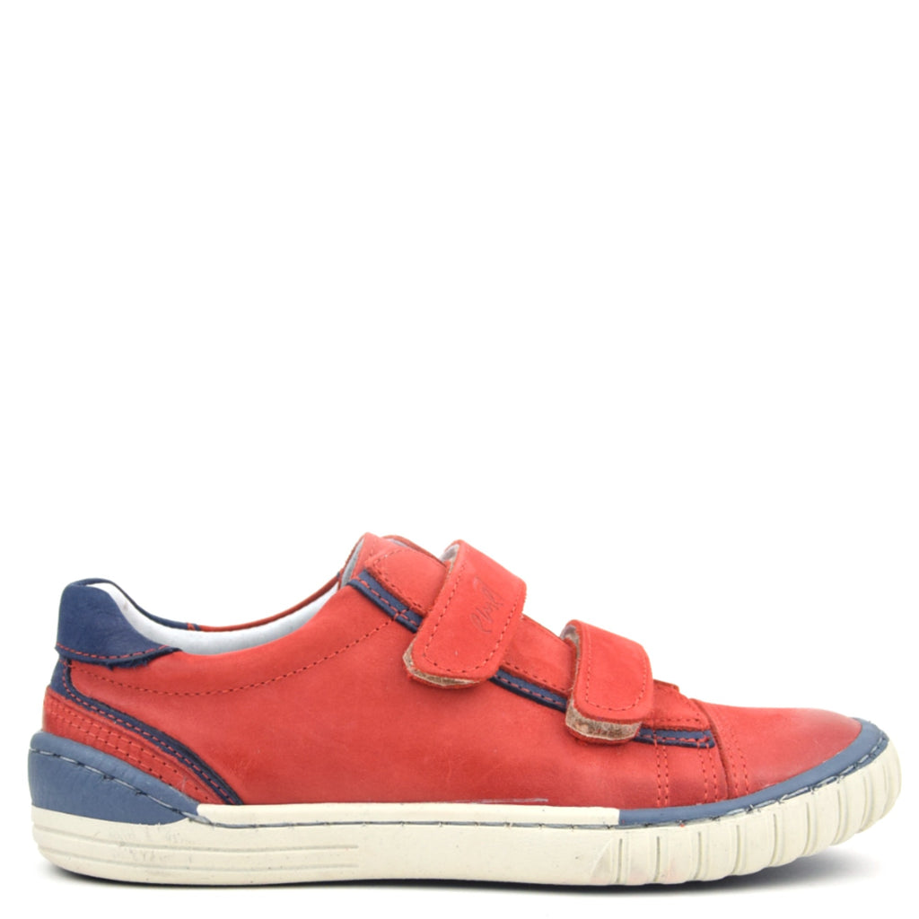 (2066-19) Red low Velcro Trainers - MintMouse (Unicorner Concept Store)