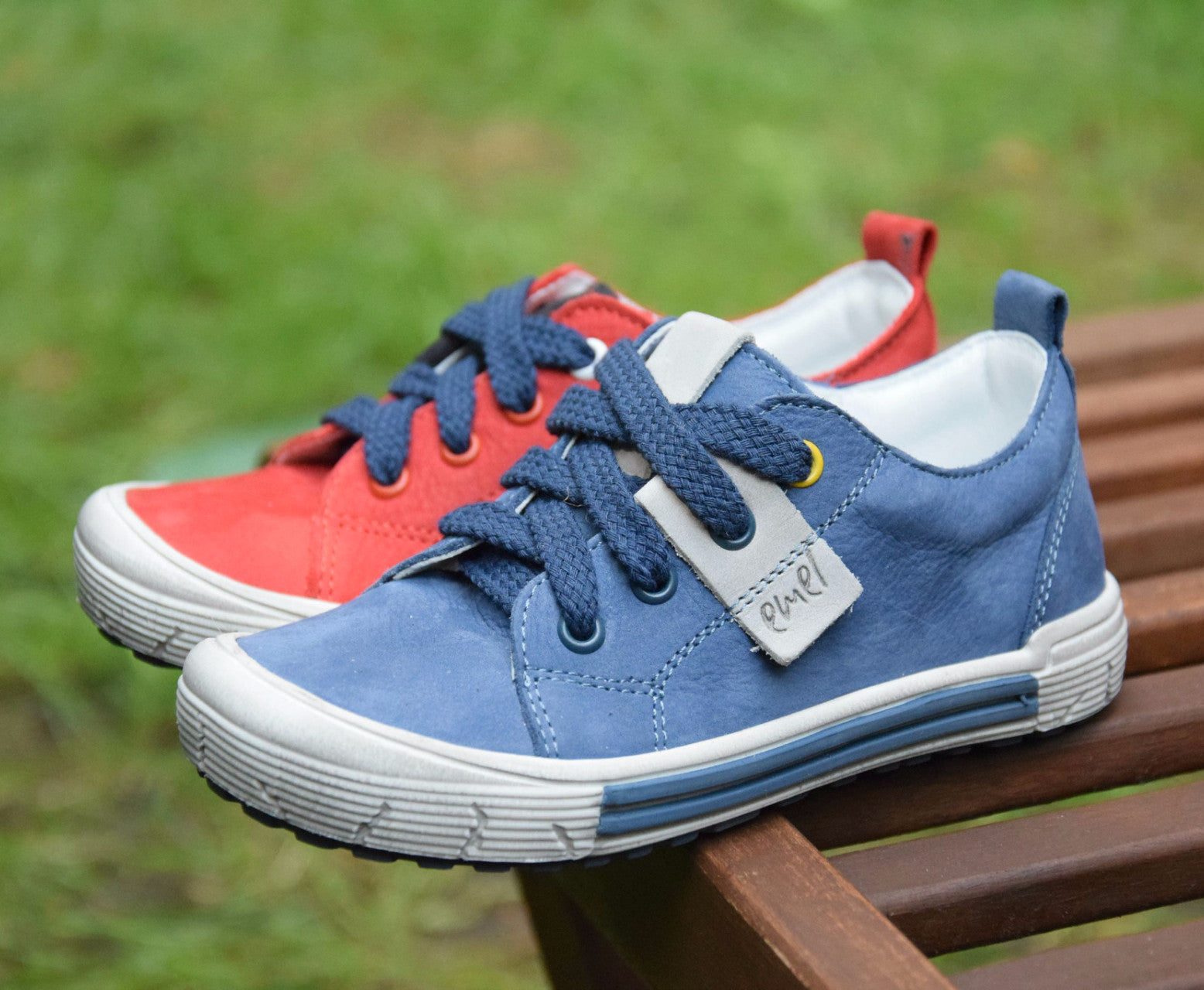 (2251-8)  Red Low Lace Up Trainers - MintMouse (Unicorner Concept Store)