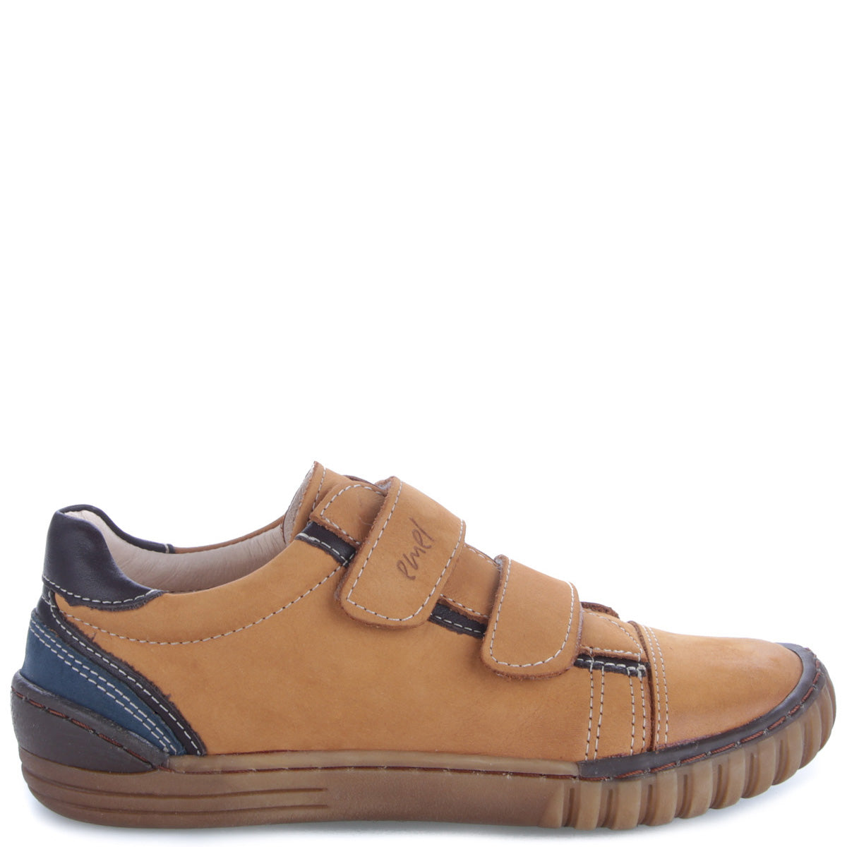 (2066-21/E2071-21) Mustard/blue low Velcro Trainers - MintMouse (Unicorner Concept Store)