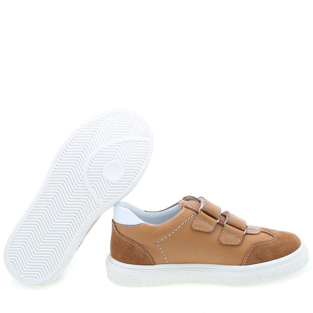 (2708-6) Low Velcro sneakers Brown - MintMouse (Unicorner Concept Store)