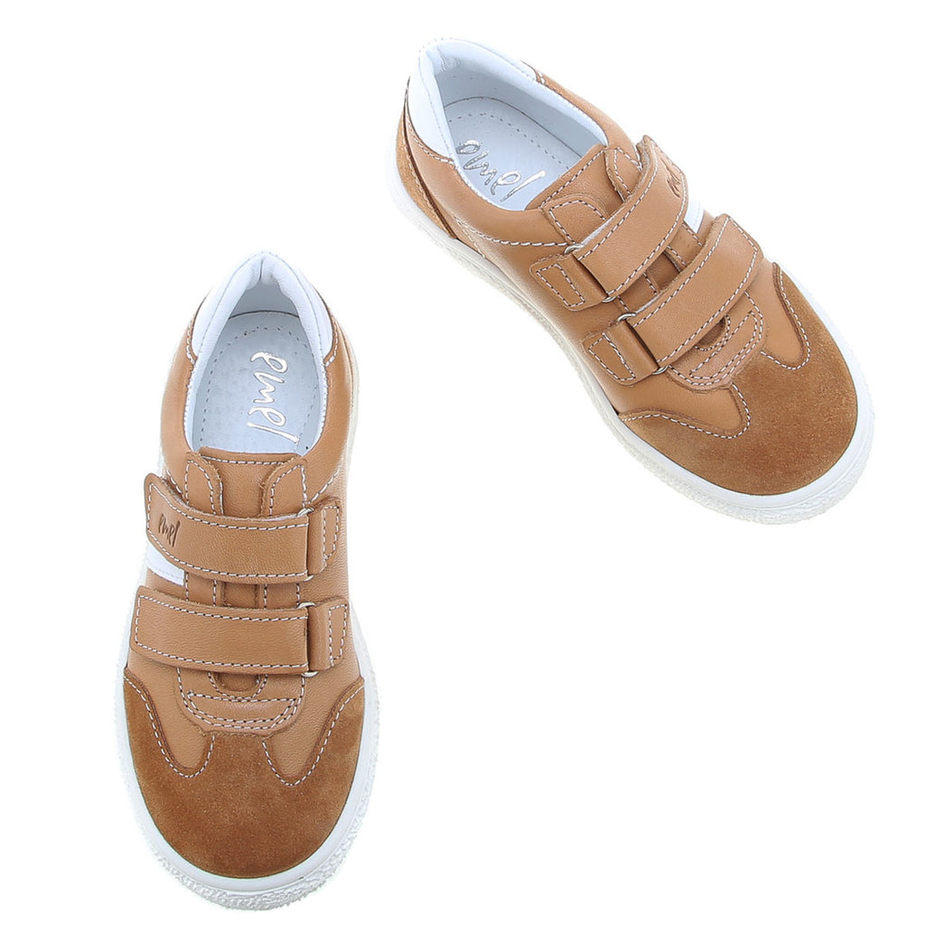 (2708-6) Low Velcro sneakers Brown - MintMouse (Unicorner Concept Store)