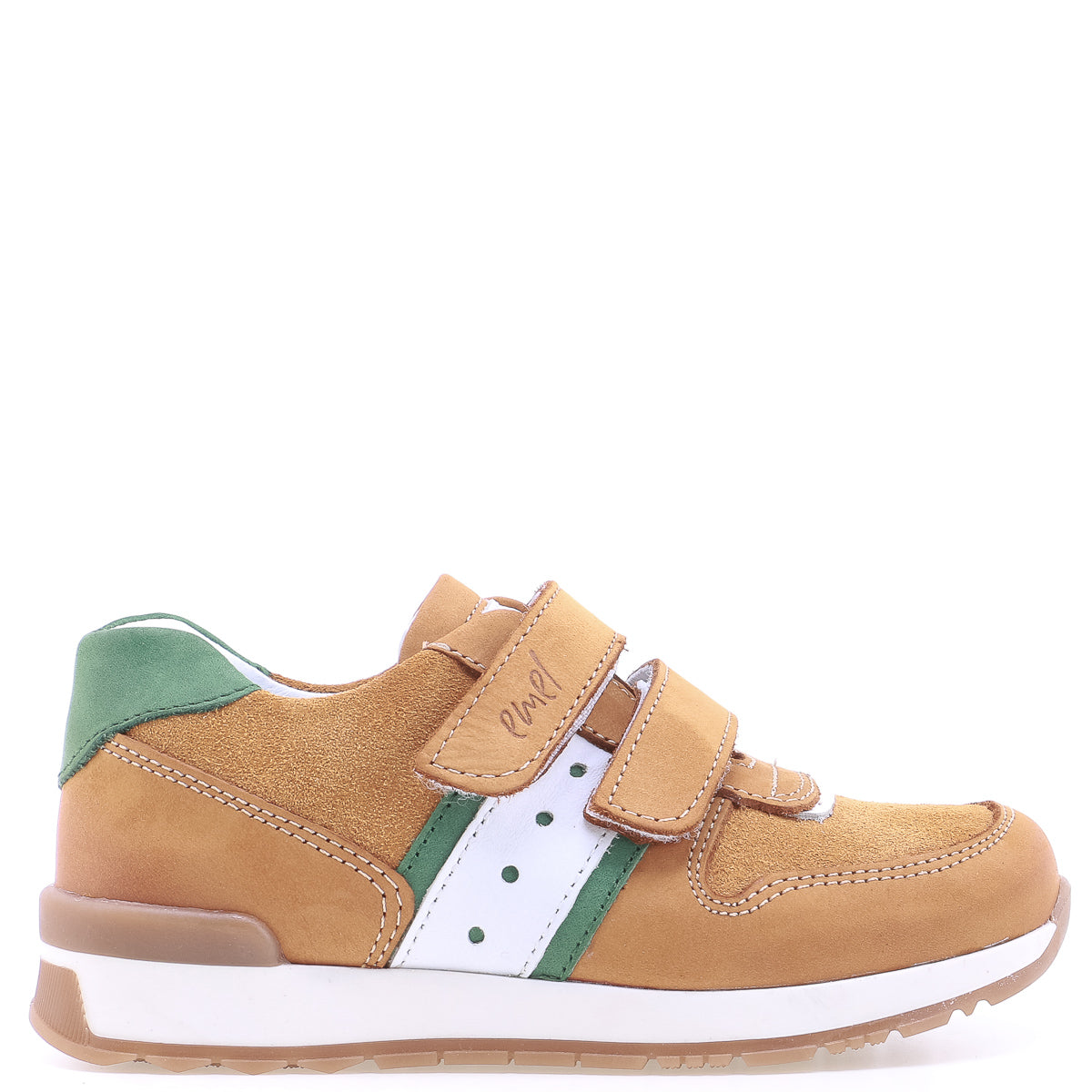 (2683-14) Low Velcro sneakers cognac - MintMouse (Unicorner Concept Store)