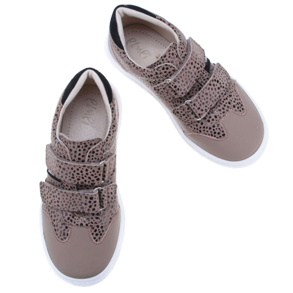 (2708B) Low Velcro sneakers Brown - MintMouse (Unicorner Concept Store)