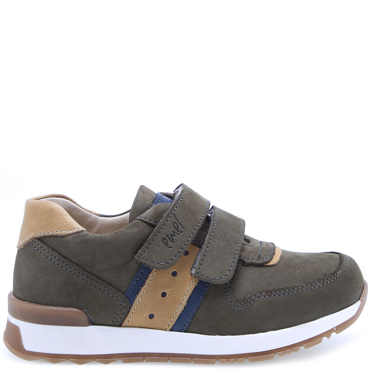 (2683-24) Low Velcro sneakers -Khaki - MintMouse (Unicorner Concept Store)