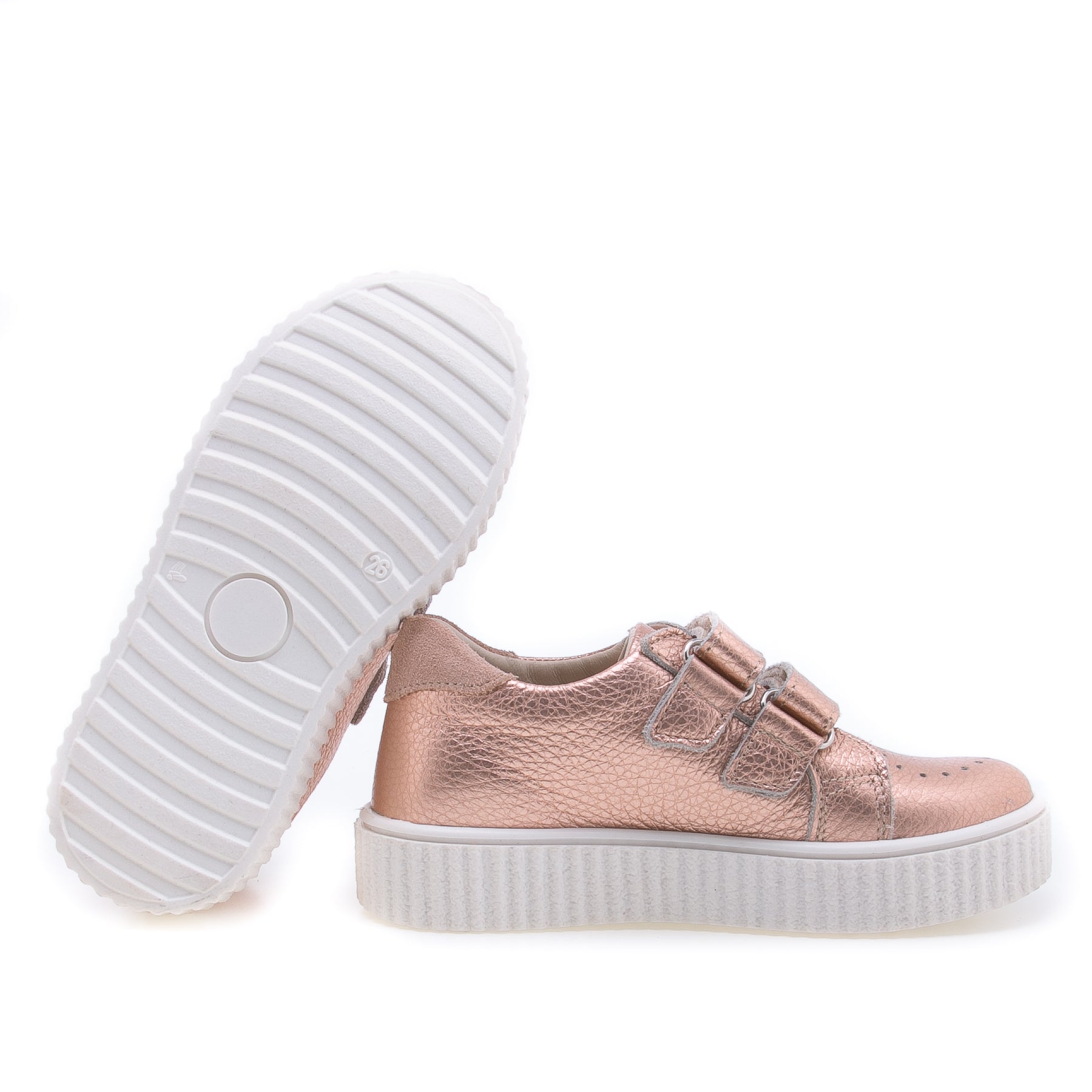 (2676-7) Low Velcro sneaker rose gold - MintMouse (Unicorner Concept Store)