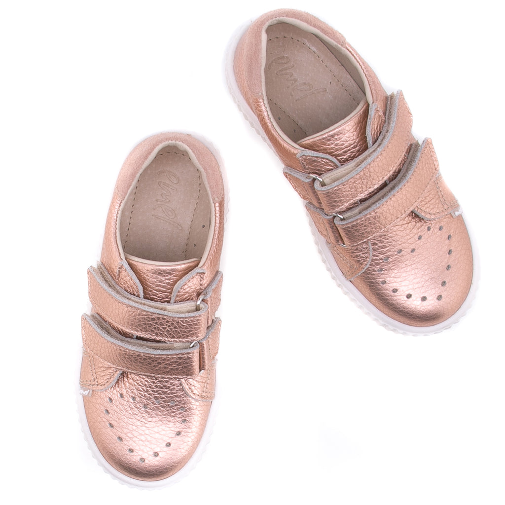 (2676-7) Low Velcro sneaker rose gold - MintMouse (Unicorner Concept Store)