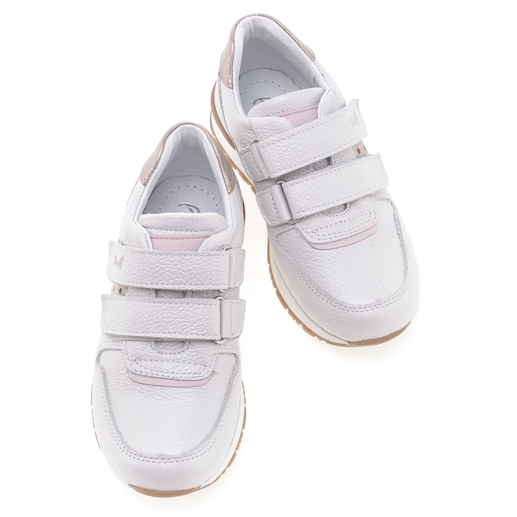 (2683-18) Low Velcro sneaker shiny white - MintMouse (Unicorner Concept Store)
