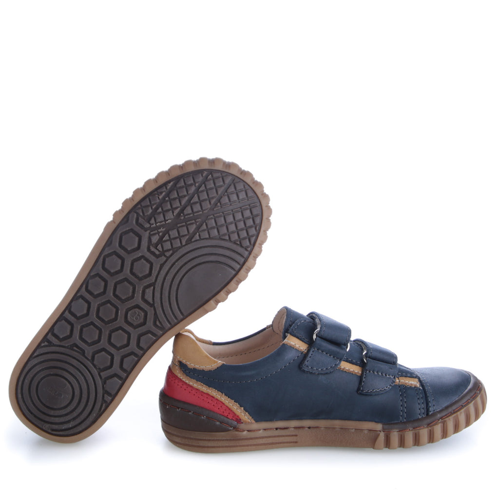 (2071-24) Low Velcro Trainers Blue - MintMouse (Unicorner Concept Store)