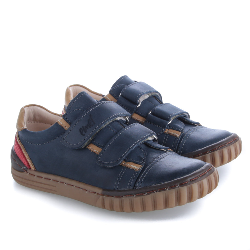 (2071-24) Low Velcro Trainers Blue - MintMouse (Unicorner Concept Store)