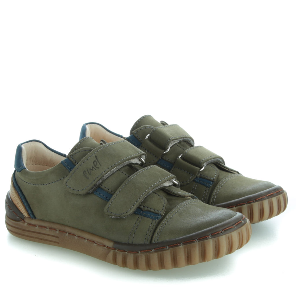(2071-23) Low Velcro Trainers khaki - MintMouse (Unicorner Concept Store)
