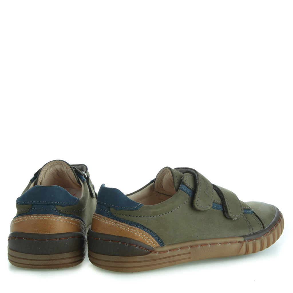 (2071-23) Low Velcro Trainers khaki - MintMouse (Unicorner Concept Store)