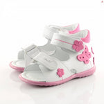 (2207-7) Emel White Flower Sandals - MintMouse (Unicorner Concept Store)