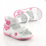 (2207-7) Emel White Flower Sandals - MintMouse (Unicorner Concept Store)
