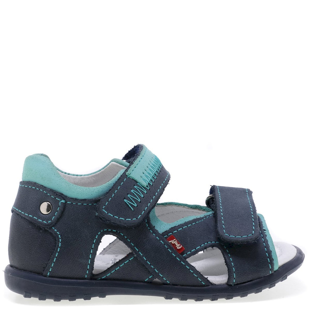 (2086) Emel navy turquoise first Sandals - MintMouse (Unicorner Concept Store)