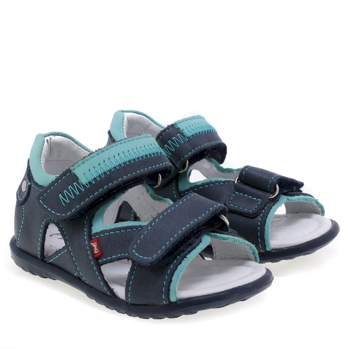 (2086) Emel navy turquoise first Sandals - MintMouse (Unicorner Concept Store)