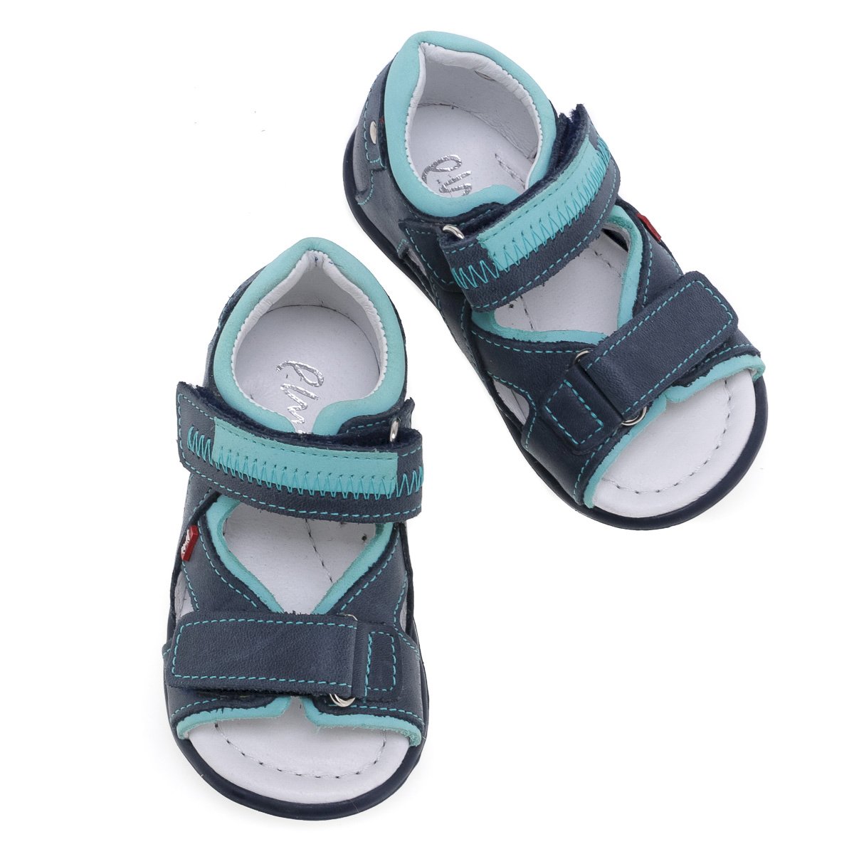(2086) Emel navy turquoise first Sandals - MintMouse (Unicorner Concept Store)