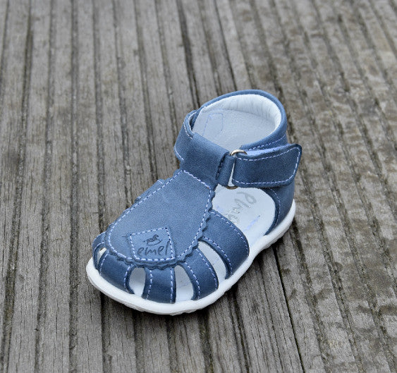 (2206-3) Emel Blue Half-Open Shoes - MintMouse (Unicorner Concept Store)