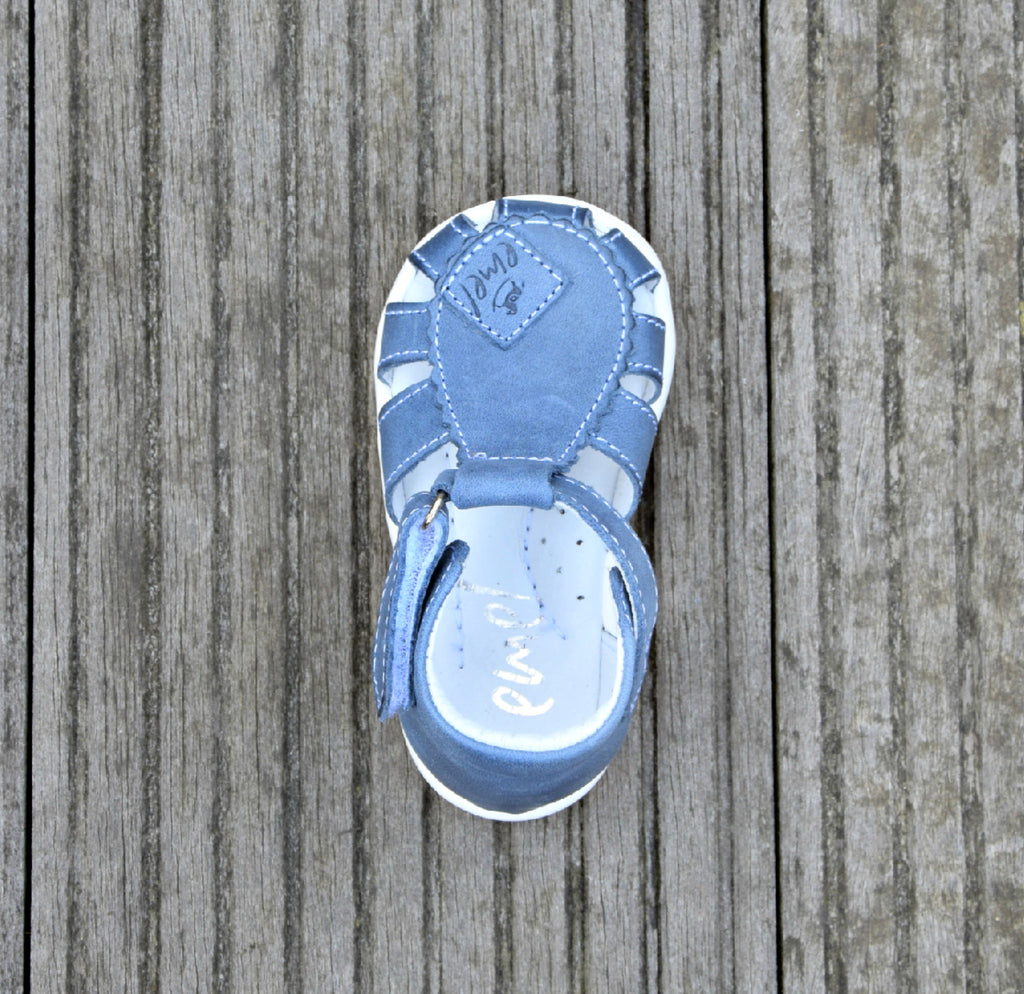 (2206-3) Emel Blue Half-Open Shoes - MintMouse (Unicorner Concept Store)