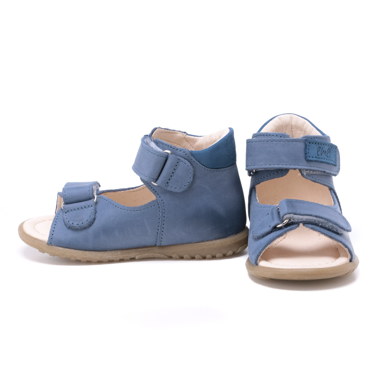 (2424-5) Emel blue velcro Sandals - MintMouse (Unicorner Concept Store)