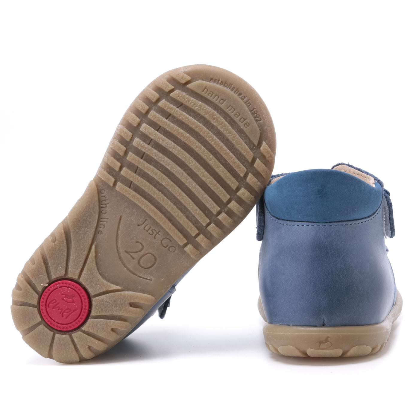 (2424-5) Emel blue velcro Sandals - MintMouse (Unicorner Concept Store)