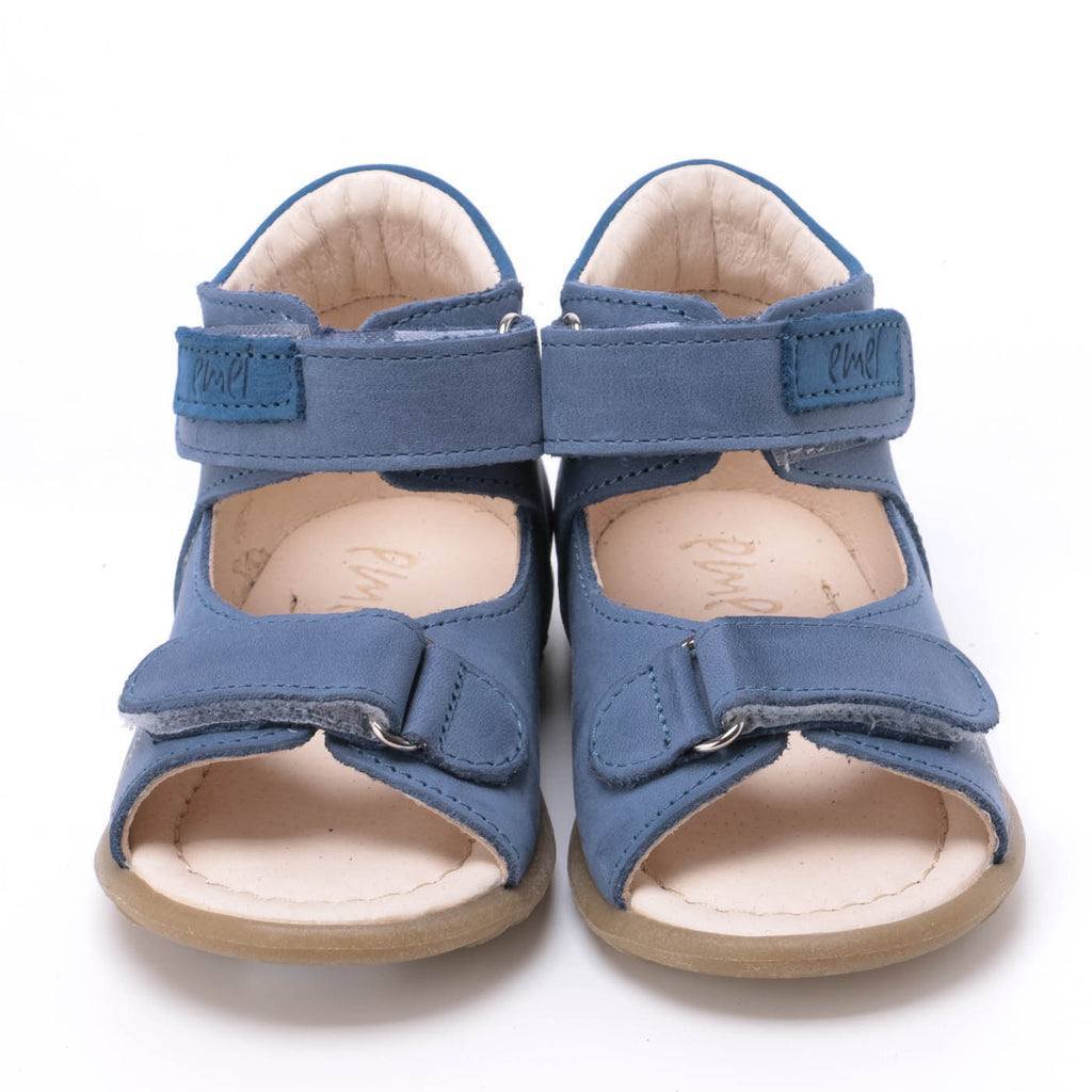(2424-5) Emel blue velcro Sandals - MintMouse (Unicorner Concept Store)