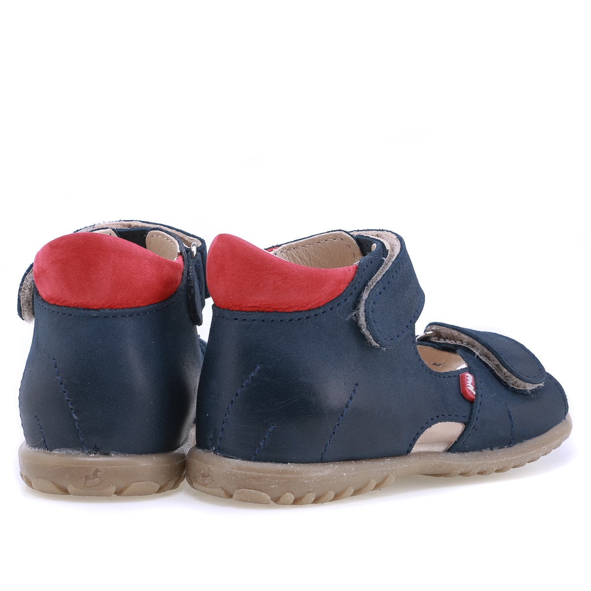 (2428B-13) Emel Navy red First Sandals - MintMouse (Unicorner Concept Store)