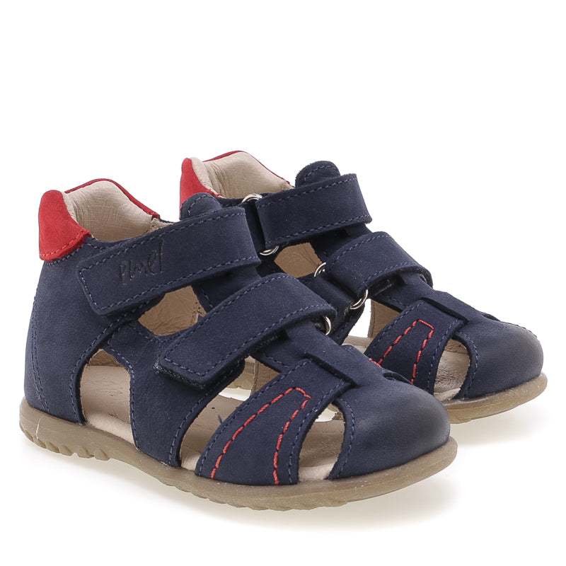 (2437-25) Emel navy closed sandals - MintMouse (Unicorner Concept Store)