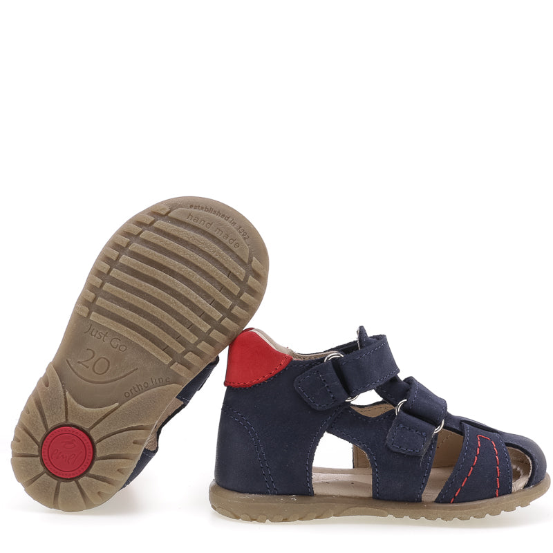 (2437-25) Emel navy closed sandals - MintMouse (Unicorner Concept Store)