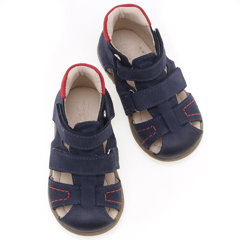 (2437-25) Emel navy closed sandals - MintMouse (Unicorner Concept Store)