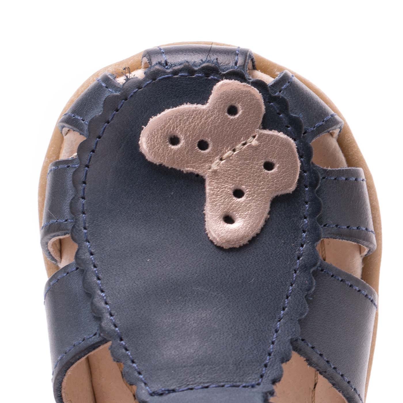 (2183-16) Emel navy butterfly closed sandals - MintMouse (Unicorner Concept Store)