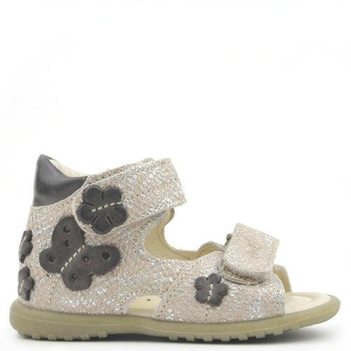 (2207-10) Emel brown silver sandal - MintMouse (Unicorner Concept Store)