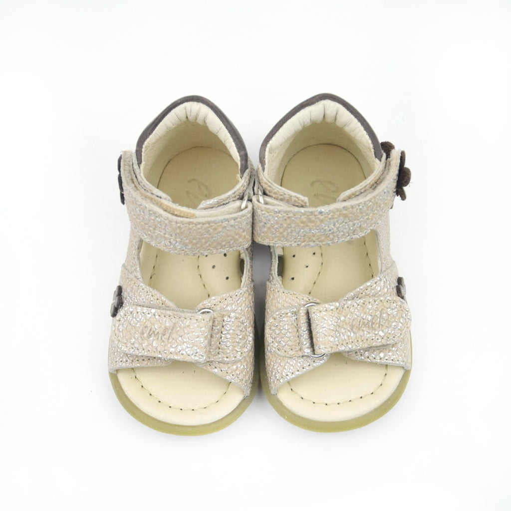 (2207-10) Emel brown silver sandal - MintMouse (Unicorner Concept Store)