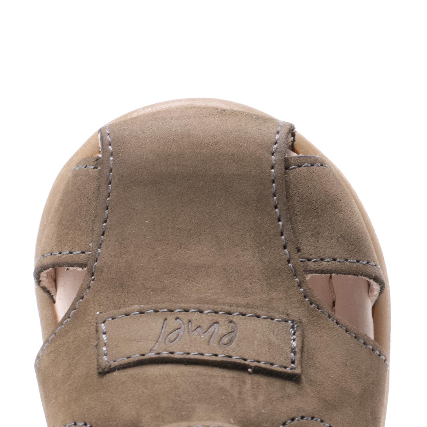 (2199-14) Emel khaki closed sandals - MintMouse (Unicorner Concept Store)