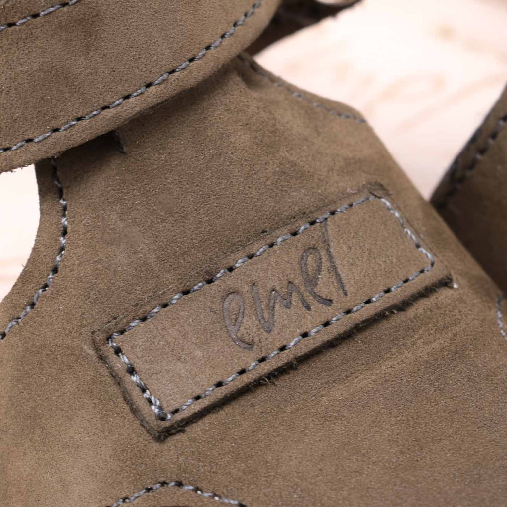 (2199-14) Emel khaki closed sandals - MintMouse (Unicorner Concept Store)