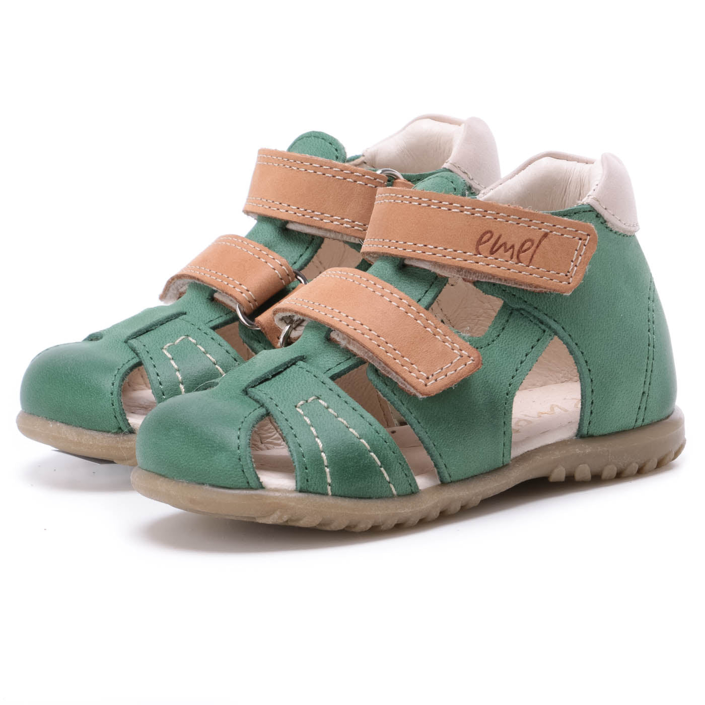 (2437-16) Emel green closed sandals - MintMouse (Unicorner Concept Store)