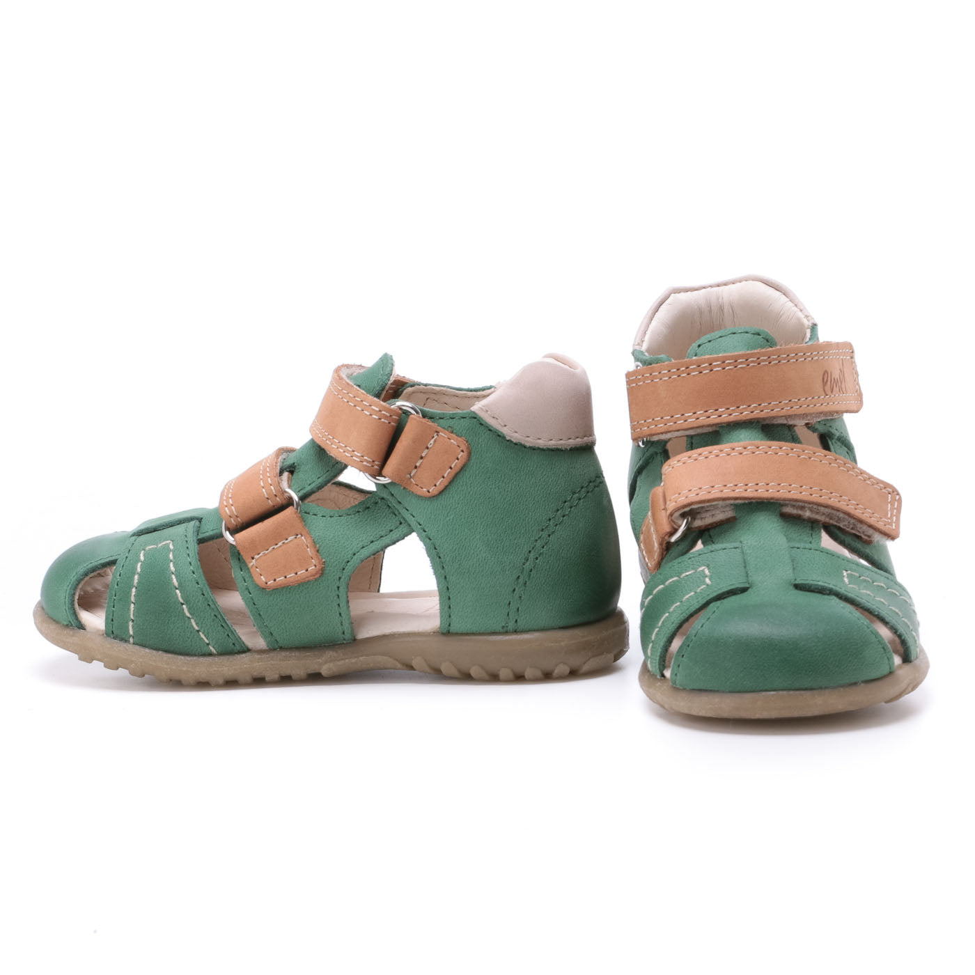 (2437-16) Emel green closed sandals - MintMouse (Unicorner Concept Store)