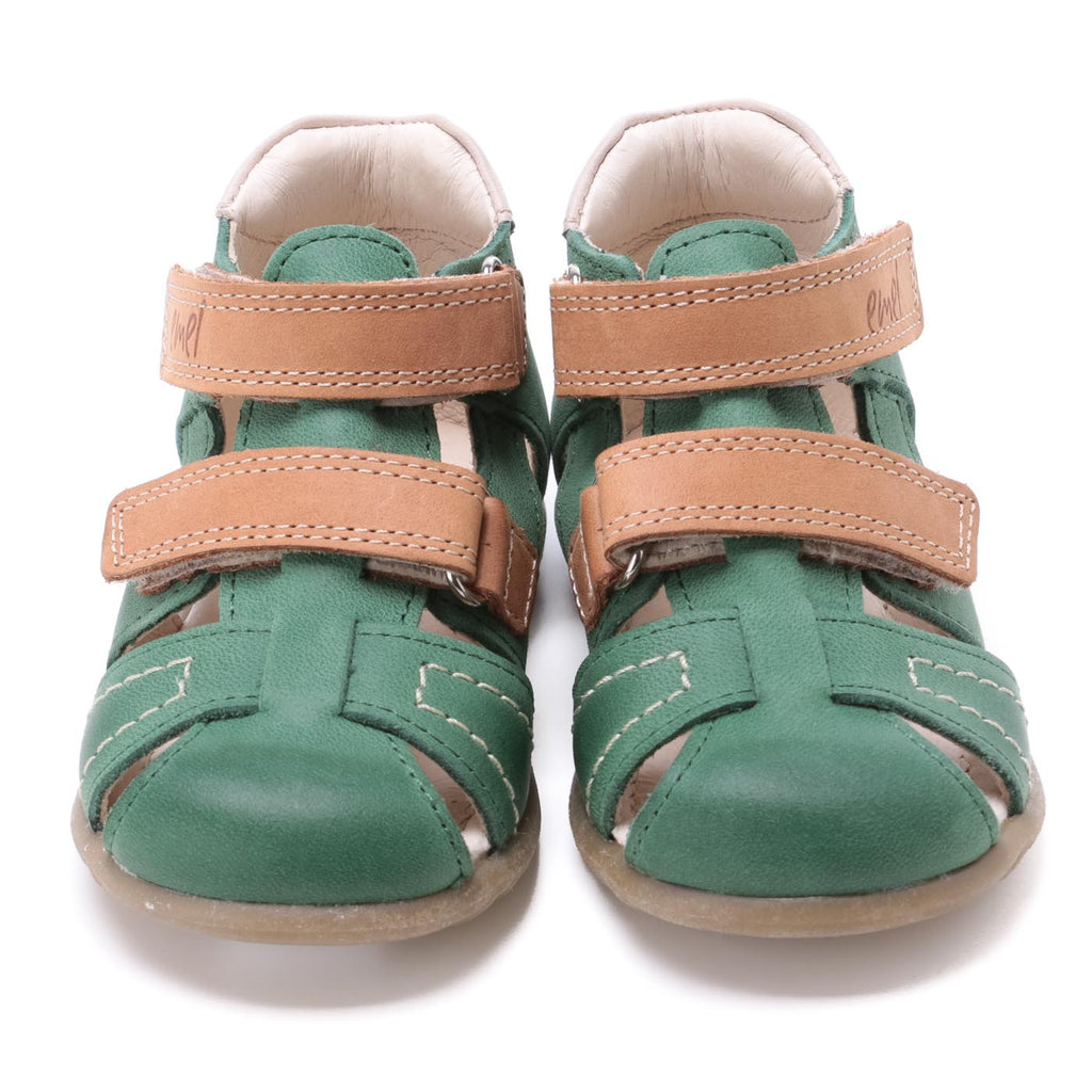 (2437-16) Emel green closed sandals - MintMouse (Unicorner Concept Store)