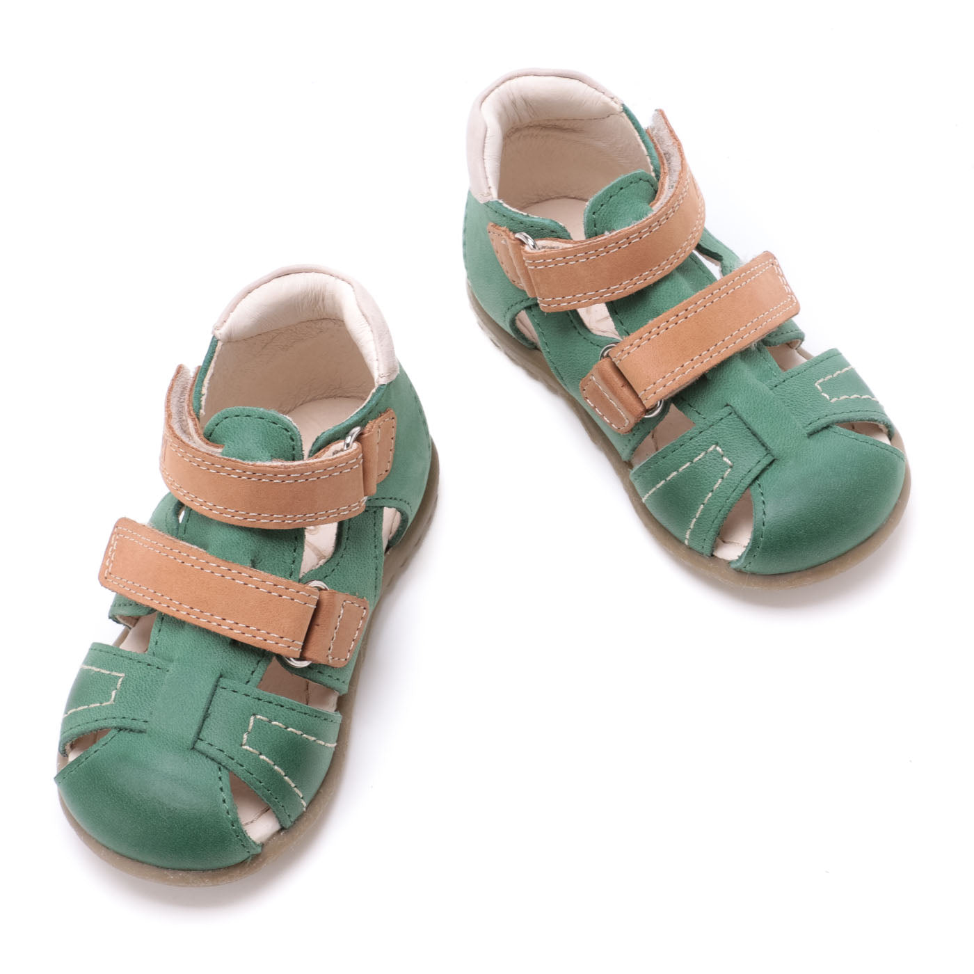 (2437-16) Emel green closed sandals - MintMouse (Unicorner Concept Store)