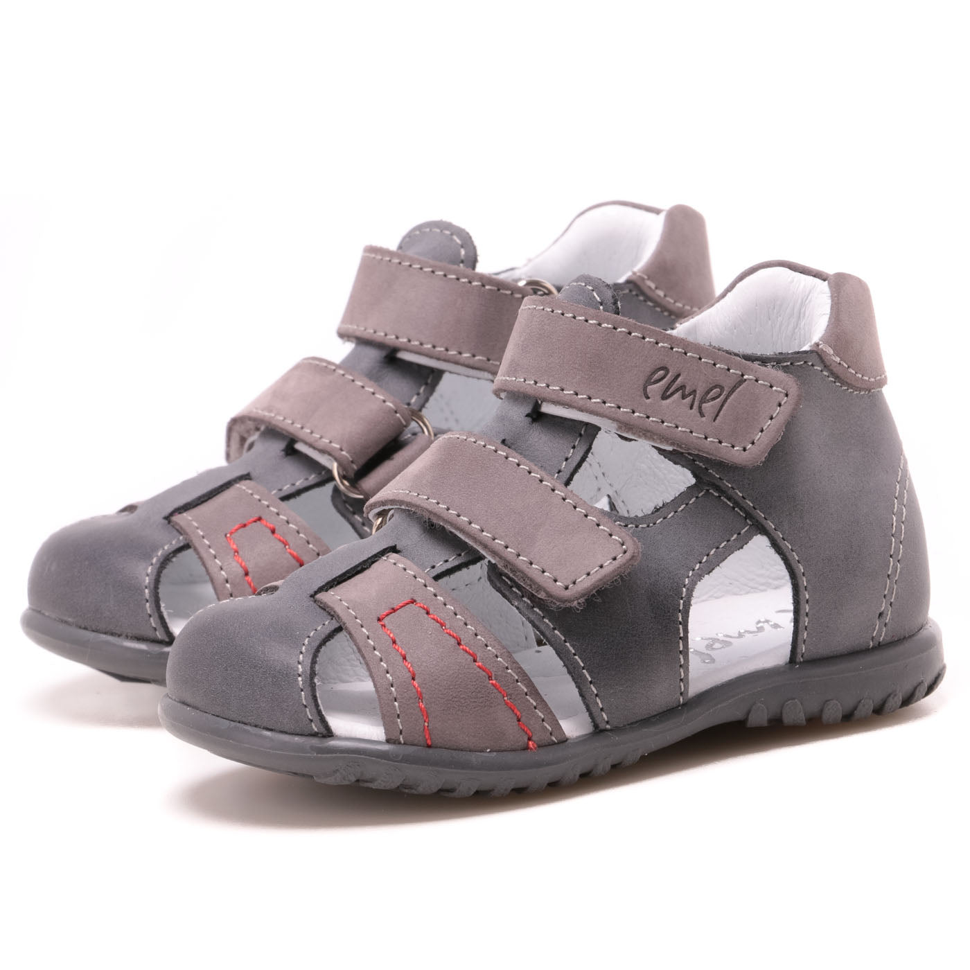 (2437-12) Emel grey closed sandals - MintMouse (Unicorner Concept Store)