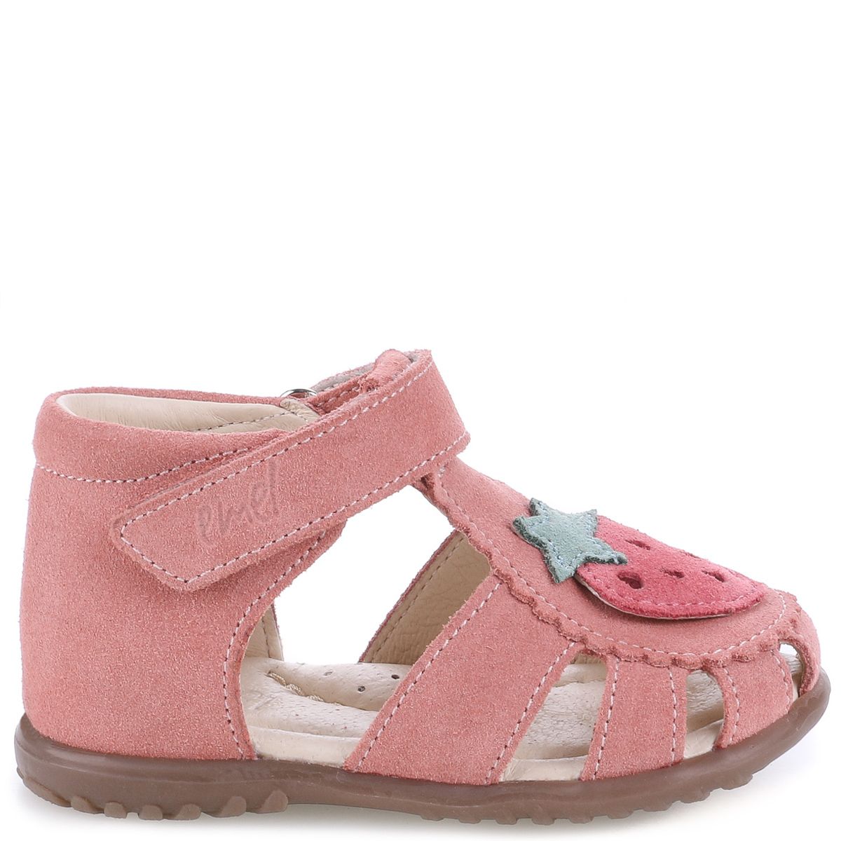(1214E-5) Emel red closed sandals - strawberry - MintMouse (Unicorner Concept Store)