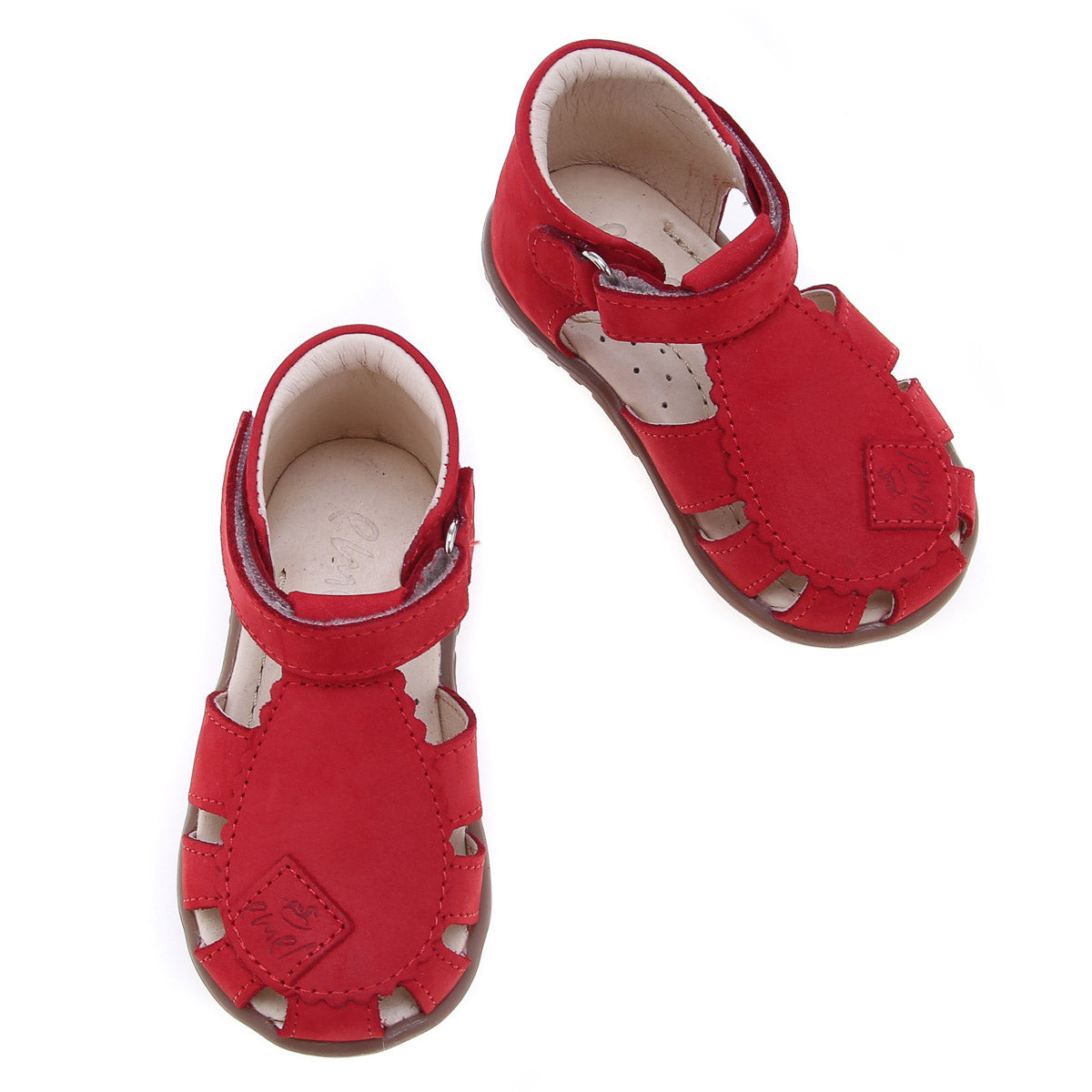 (2206-13) Emel red closed sandals - MintMouse (Unicorner Concept Store)