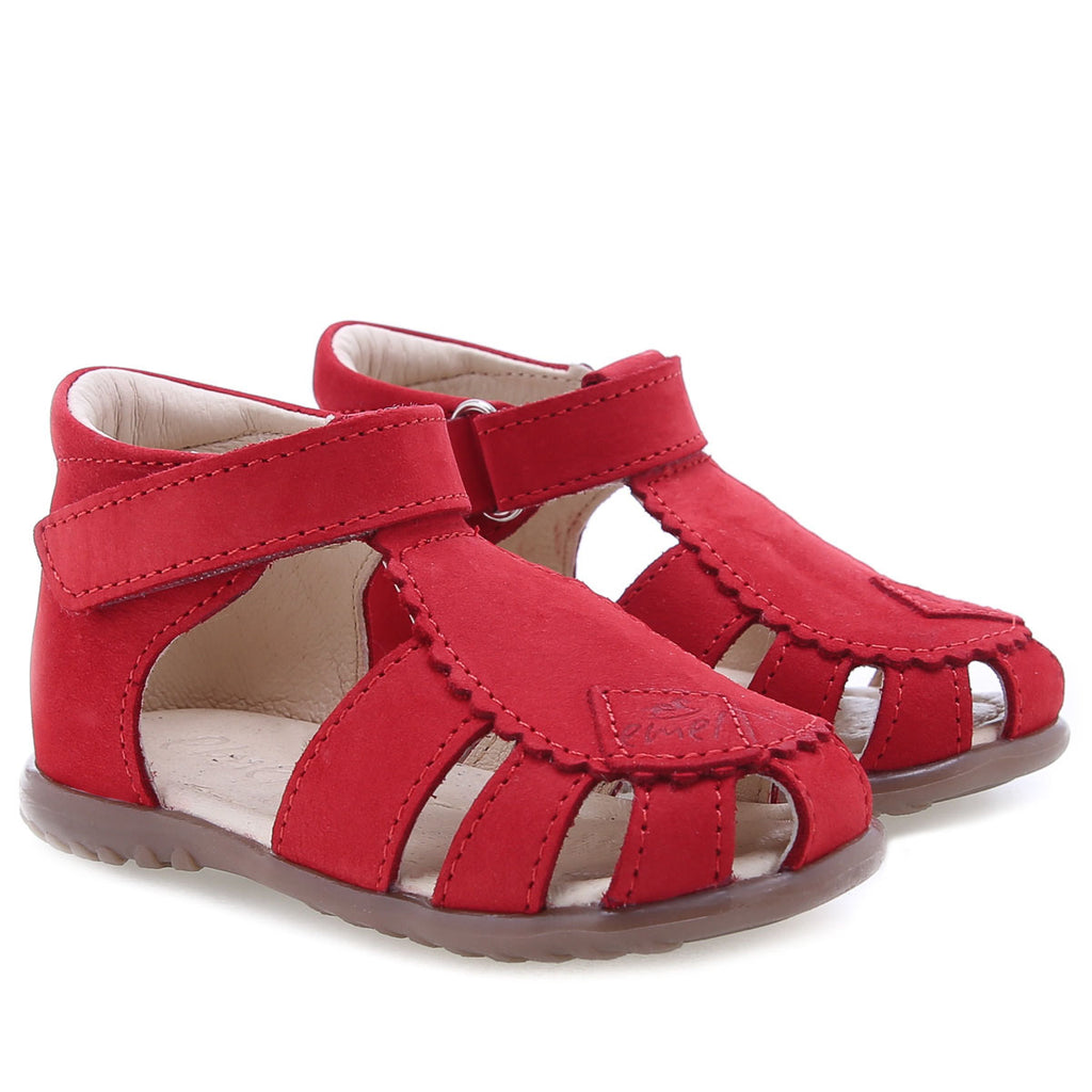 (2206-13) Emel red closed sandals - MintMouse (Unicorner Concept Store)