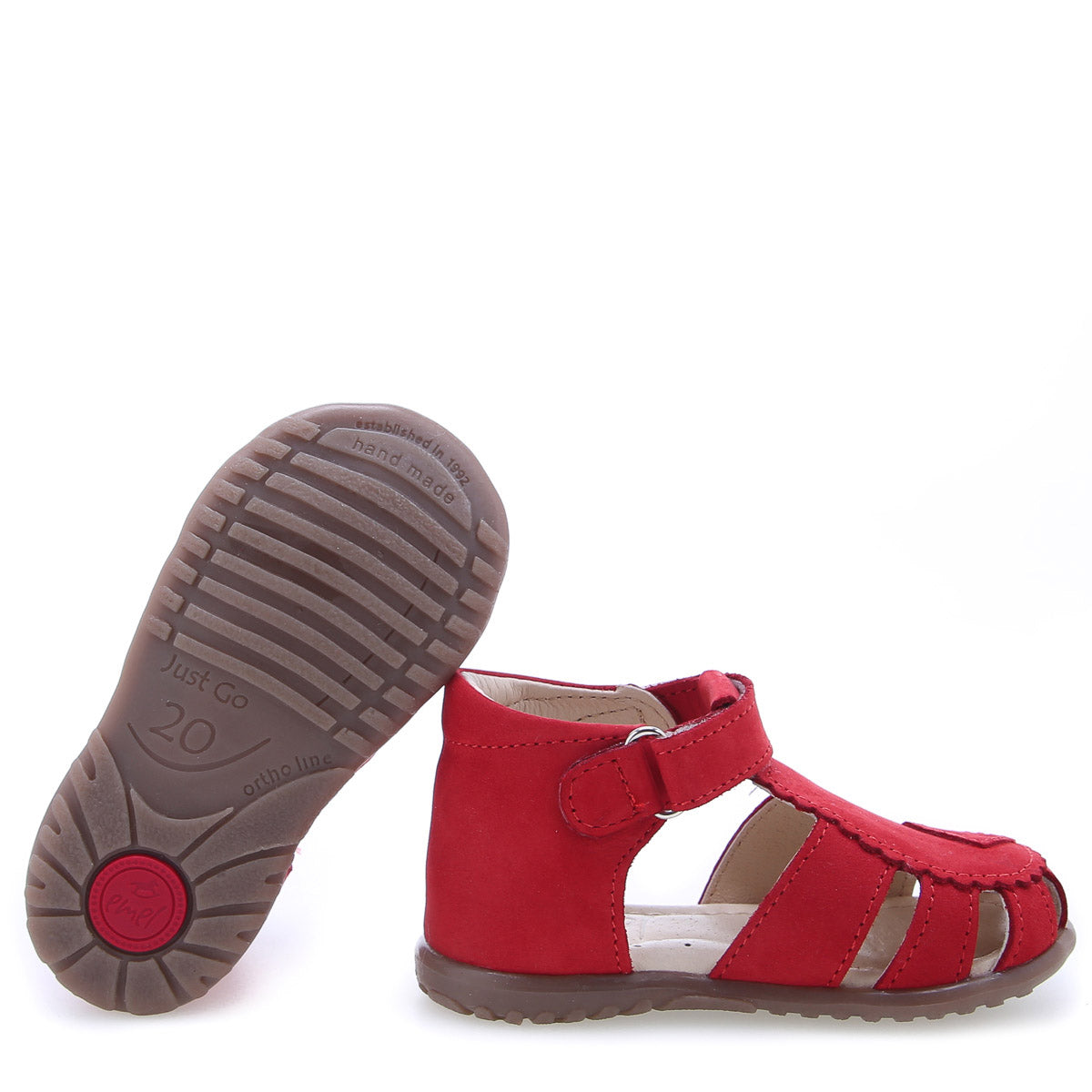 (2206-13) Emel red closed sandals - MintMouse (Unicorner Concept Store)