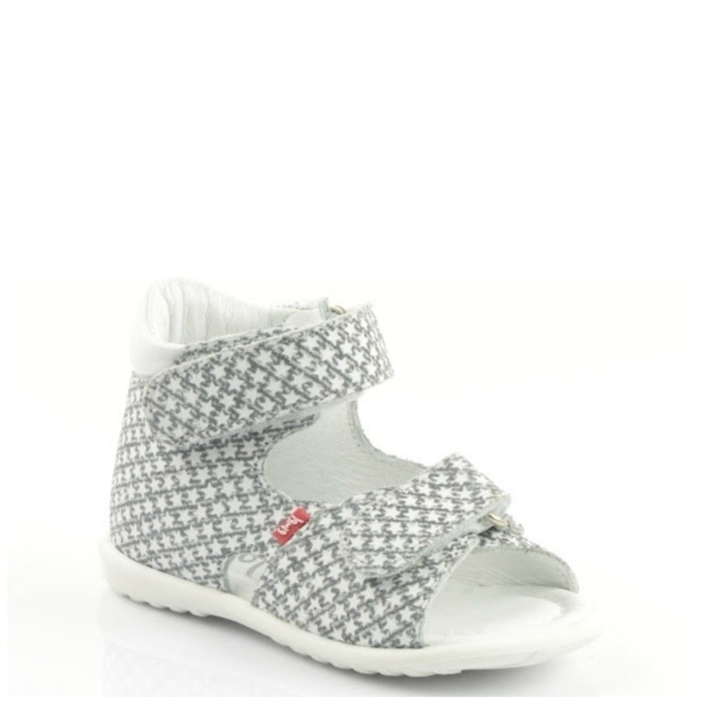 (2431-1) Emel Stars Grey White Sandals - MintMouse (Unicorner Concept Store)